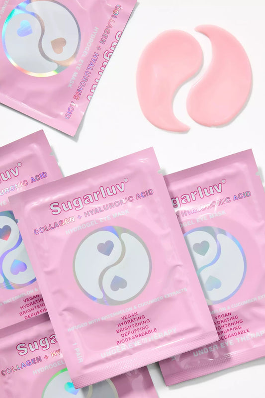 Collagen & Hyaluronic Acid Hydrogel Eye Mask + Cucumber & Watermelon 5PK