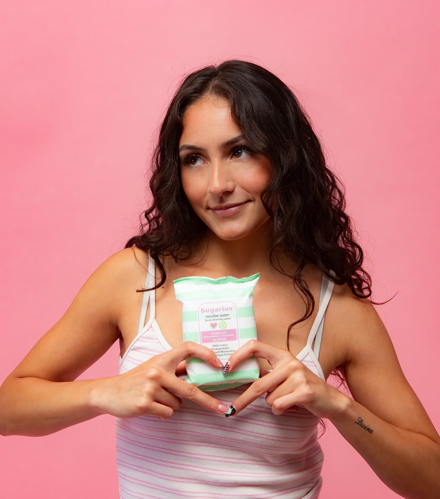 Micellar Water Facial Cleansing Wipes infused with Watermelon & Cucumber extracts 30ct