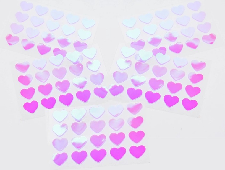 Hydrocolloid + Tea Tree Oil Acne Patches 100ct Holographic Hearts