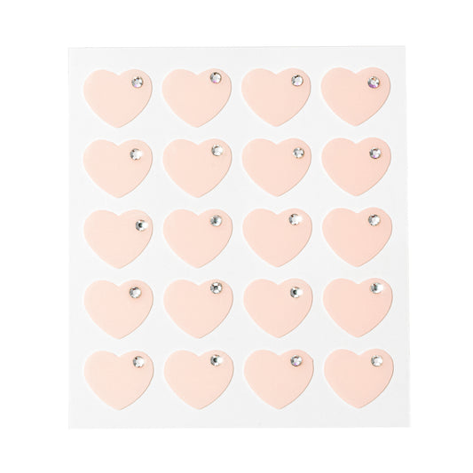 Rosewater Facial Wipes and Rhinestone Heart Acne Patches Duo