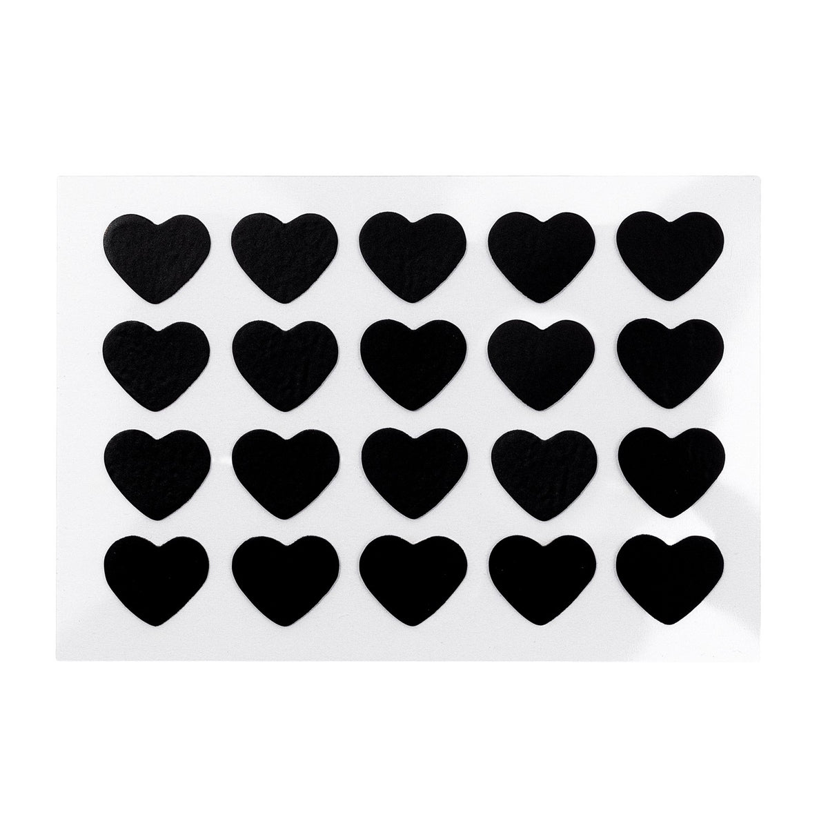Hydrocolloid & Tea Tree Oil Acne Patch 40ct - Black Hearts