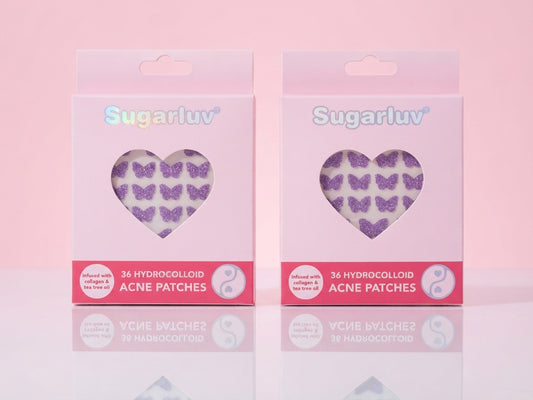 Hydrocolloid & Tea Tree Oil Acne Patch Butterfly Sparkles Duo