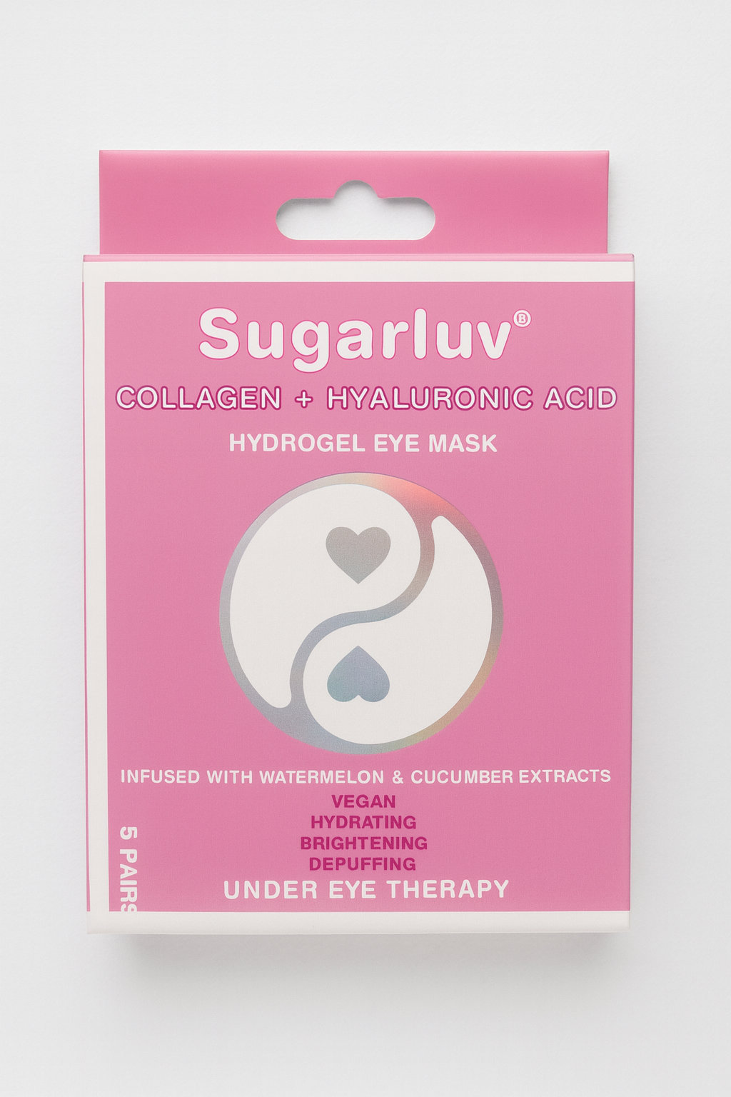 Collagen & Hyaluronic Acid Hydrogel Eye Mask + Cucumber & Watermelon 5PK