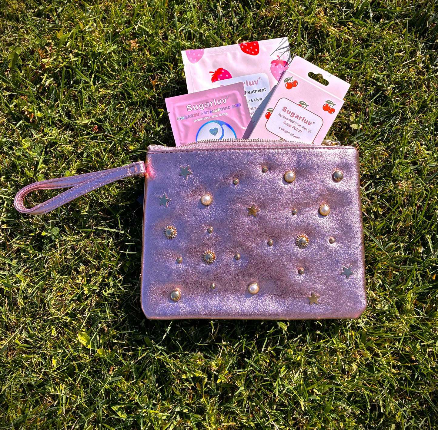 Sugarluv x Street Level Luminous Cosmetic Pouch