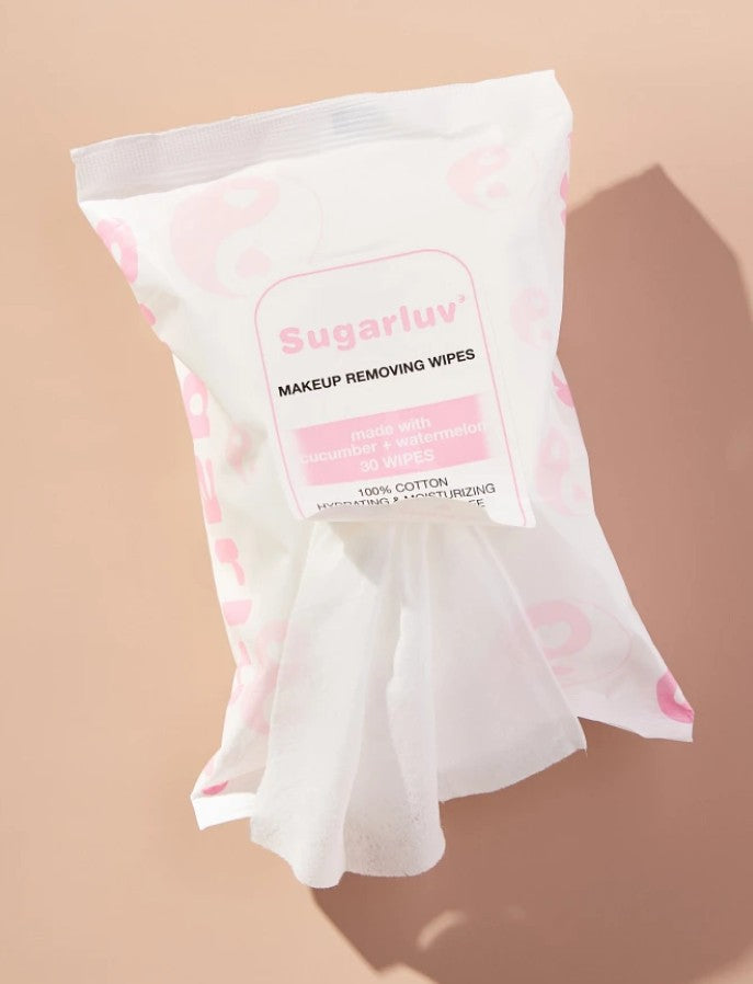 Micellar Water Facial Cleansing Wipes infused with Watermelon & Cucumber extracts 30ct